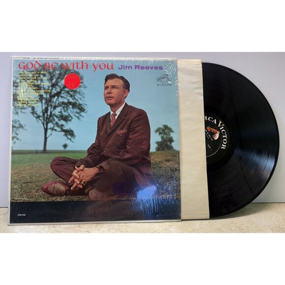Jim Reeves God Be With You Country Vinyl LP in Shrink RCA Victor Mono LPM-1950 - Picture 1 of 6